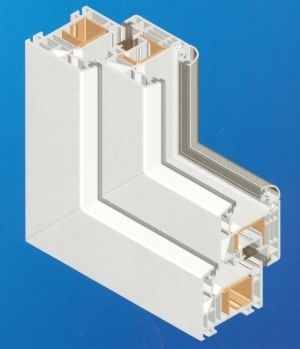 Fenster aus Kunststoff Ansicht Ecke
